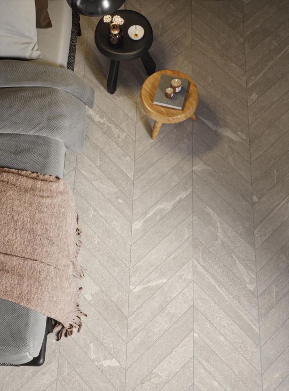 Realizace Chevron dlažba Piemme Ibla Resina