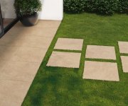 2cm dlažba jako kámen Caesar Materica Corda 80x80 Rett. - béžová