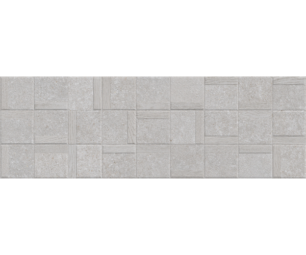 Dekor jako beton Azuvi Code Blend Grey 25x75 Mat. - šedá