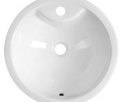 Aqualine Shipra Keramické Umyvadlo Zápustné, Průměr 46cm, Bílá