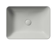 Gsi Sand/nubes Keramické Umyvadlo Na Desku 50x38cm, Cenere Mat