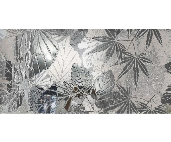Dlažba jako mramor Brennero Istinkto Natural Grey decoro 60x120 Lapp. Rett - šedá