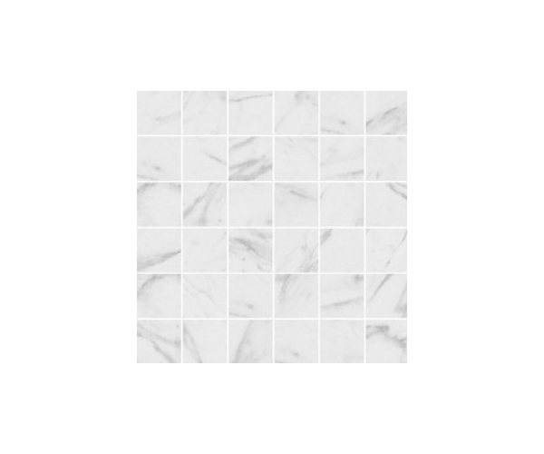 Mozaika jako kámen ABK Sensi Mos. Quadr. Statuario White 30x30 Sablé - bílá