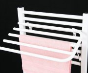 Aqualine Sušák 4 Ručníků Na Otopná Tělesa, Univerzální Upínání, Délka 50cm, Bílá