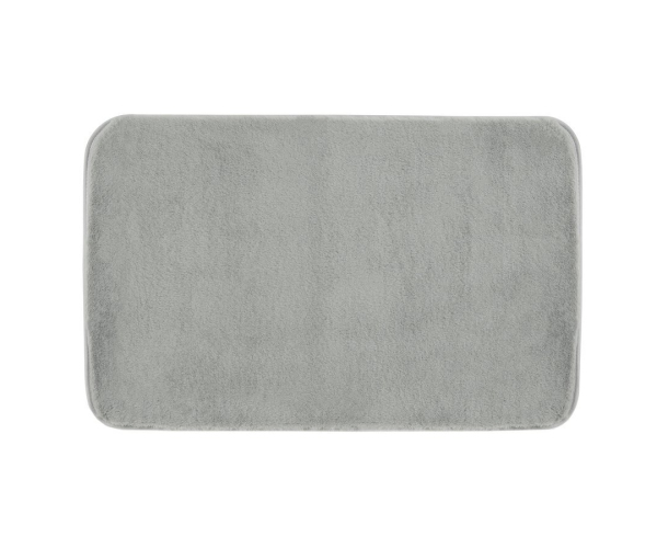 Gedy Fuzzy Koupelnová Předložka, 50x80cm, 100% Polyester, Protiskluz, šedá
