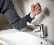 Sapho Lea Stojánková Umyvadlová Baterie, Lékařská Páka, Chrom