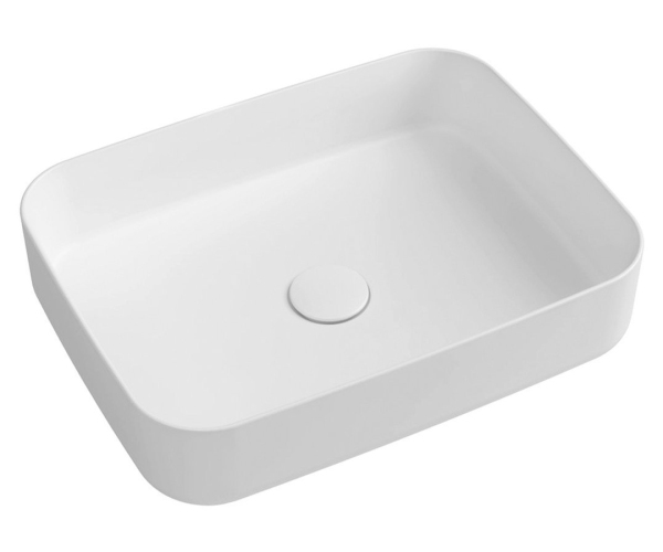 Isvea Infinity Rectangle Keramické Umyvadlo Na Desku, 50x36cm, Bílá Mat
