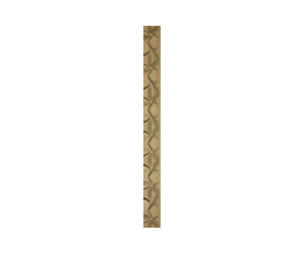 Dekor Settecento Dunes Listello Terminale Dunes Bronzo 8x96,3  - bronzová