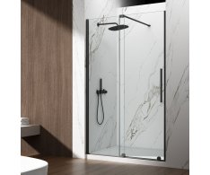 Gelco Spirit Black Sprchové Dveře 1500mm, čiré Sklo