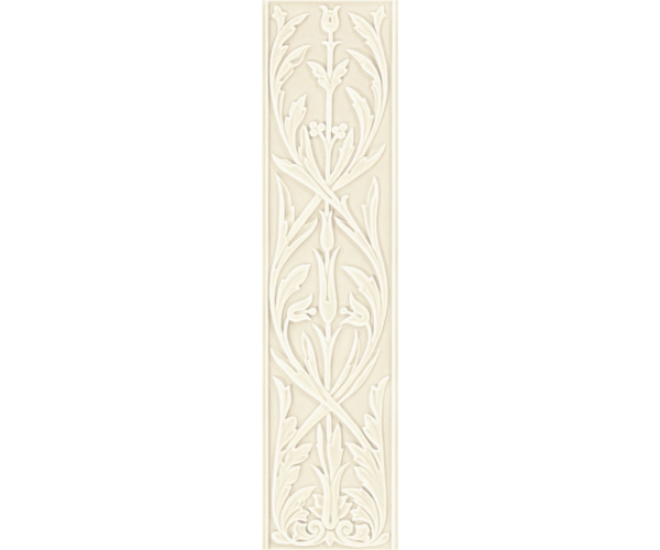 Retro dekor Grazia Epoque Ermitage Beige/Ivory MAtt. 20x80 - béžová