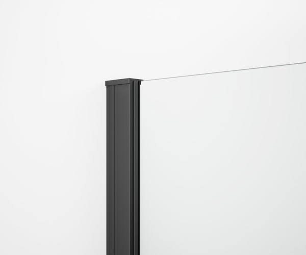 Polysan Esca Shelf Stěnový Profil S Drážkou 2100mm, černá Mat