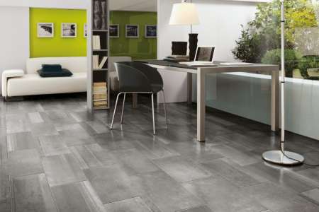 Designová dlažba imitující kov Sichenia Iron Grigio 45x90