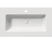 Gsi Pura Keramické Umyvadlo Slim 102x46cm, Bílá Mat