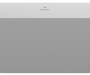 Vana Freedom O Tec - Vana Freedom O Tec 170x77 volně stojící, Smoke Grey/bílá, krytka odtoku bílá/černá/chrom CD31500000