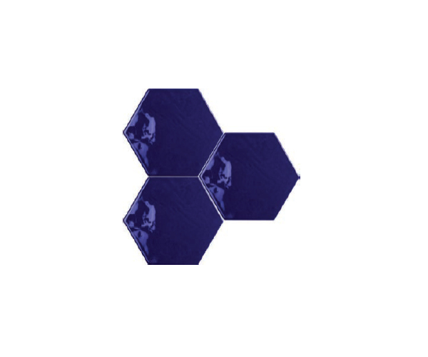 Obklad Tonalite Exabright Esagona Blu 15,3x17,5 - modrá