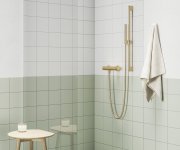 Ruční sprcha kulatá - 951.60GLB Ruční sprcha, zlato kartáčované X07P1239