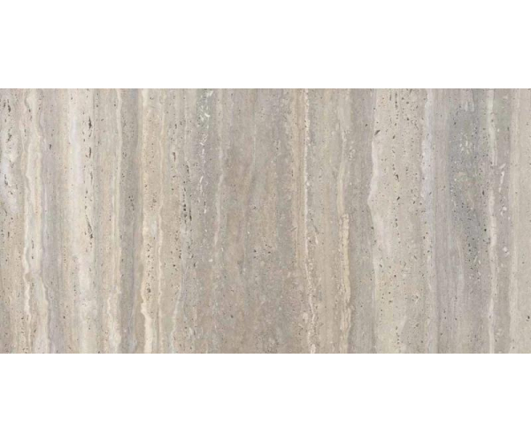 Dlažba jako kámen Gardenia Ariana La Geoteca Travertino Greige 60x120 Nat. Rett. - šedá
