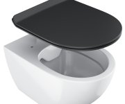 WC sedátko Vita Slim - WC sedátko Vita slim, černá X01862