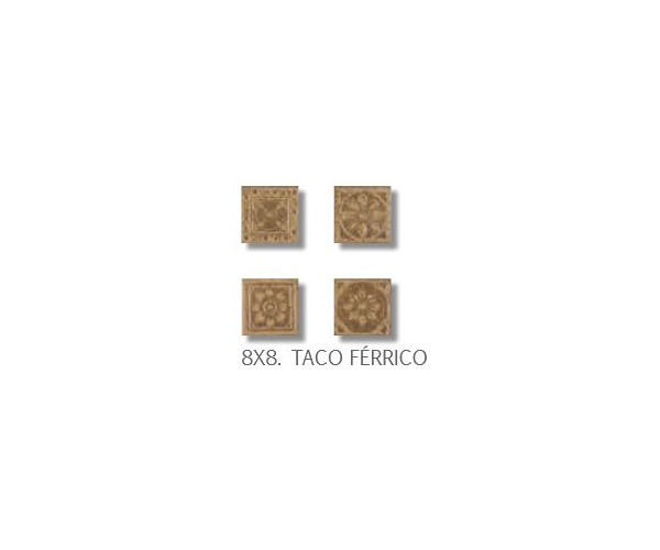 Dlažba Borja RusNatCer Taco Ferrico 8x8 - hnědá (skladem)