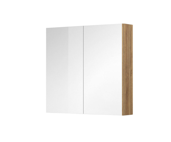 Mereo Koupelnová Galerka 80 Cm, Zrcadlová Skříňka, Dub Riviera