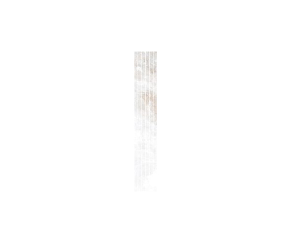 Dlažba jako mramor Bottega Glamour Onice Chrystal Tendina 20x120 Nat. Rett. - bílá