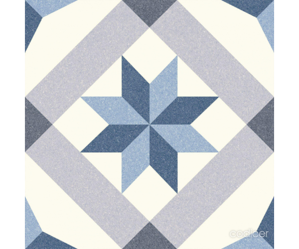 Vzorovaná dlažba Codicer Riviera Menton Blue 25x25
