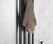 Sapho Papinado Elektrický Sušák Ručníků 263x1200mm, 85w, černá Mat