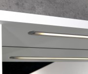 Aqualine Korin Strip Zrcadlo S Led Osvětlením A Policemi 70x70x12cm