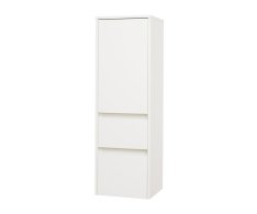 Mereo Opto Koupelnová Skříňka Vysoká 125 Cm, Pravé Otevírání, Bílá