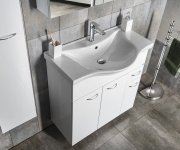 Aqualine Keramia Fresh Umyvadlová Skříňka 75,2x74x34,4cm, Bílá
