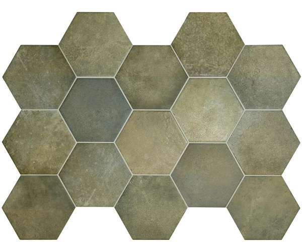 Dlažba jako kámen Equipe Heritage Jungle 17,5x20 - zelená