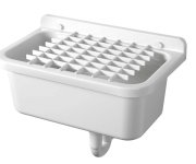 Aqualine Univerzální Rošt Pro Závěsné Výlevky, Plast, Bílá