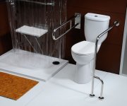 Creavit Handicap Wc Kombi Zvýšený Sedák, Spodní Odpad, Bílá