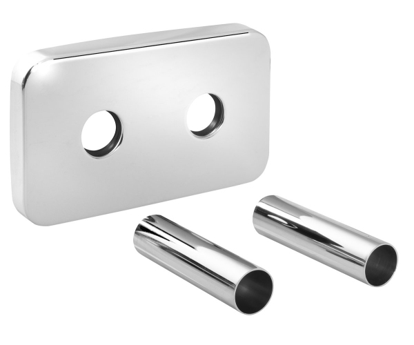 Bruckner Wicher Krycí Rozeta Pro Středové Připojení 50mm, Chrom