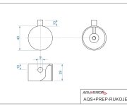 Náhradní Rukojeť Keramického Přepínače Pro Aq+box-066cd-35 A 067cd35 AQS+PREP-RUKOJET-1