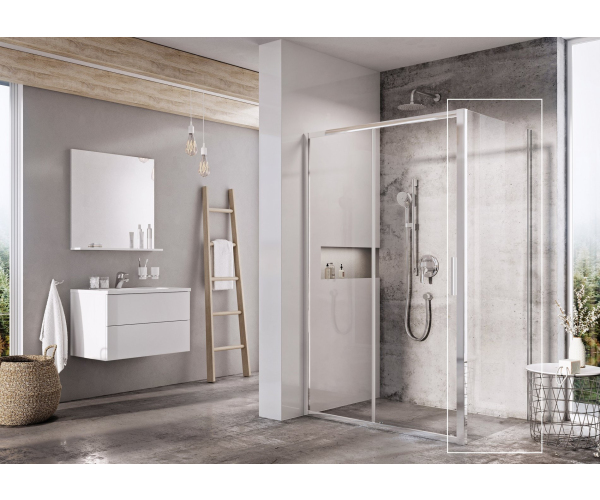 Pevná stěna Blix Slim BLSPS - BLSPS 90, lesk+transparent