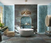 Dlažba jako kov APE Reef Aquamarine Rett. 120X120