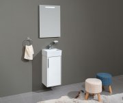 Mereo Vigo, Koupelnová Skříňka S Keramickým Umývátkem, 33 Cm, Dub Riviera