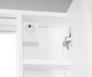 Aqualine Zoja/keramia Fresh Strip Galerka S Led Osvětlením, 70x60x14cm, Bílá