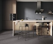 Dlažba jako beton APE A Piedi Black 100X100 - černá