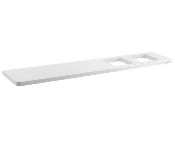 Sapho Abeline Polička Rockstone 500mm, 2x Otvor, Bílá Mat