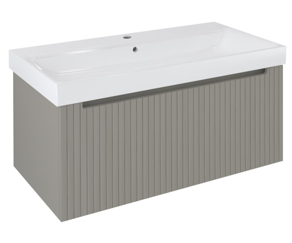 Sapho Nelio Strip Umyvadlová Skříňka 96,5x44x49cm, 1x Zásuvka, Agila
