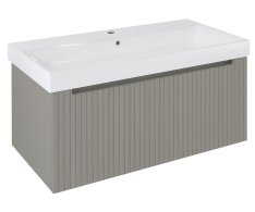 Sapho Nelio Strip Umyvadlová Skříňka 96,5x44x49cm, 1x Zásuvka, Agila