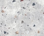 Šedá keramická terrazzo dlažba Codicer Sonar Silver 66x66 (skladem)