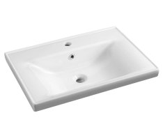 Aqualine Sava 70 Keramické Umyvadlo Nábytkové 70x46cm, Bílá