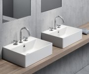 Gsi Kube X Keramické Umyvadlo 45x35cm, Broušená Spodní Hrana, Bílá Mat