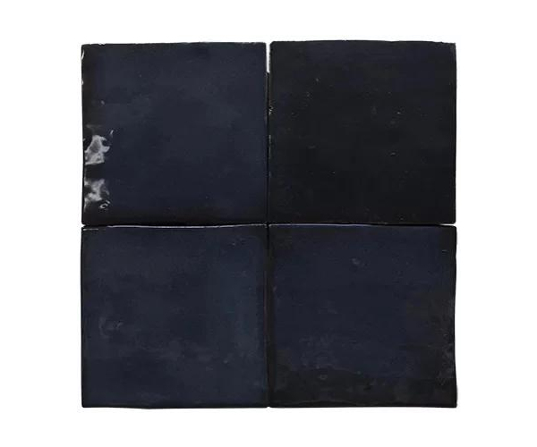 Retro obklad Cevica Zelij Negro 10x10 - černá