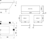 Vana Formy 02 Slim (tenký horní okraj) - Vana Formy 02 slim 180x80 C891300000