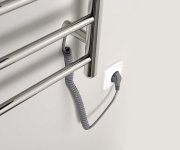 Sapho Redondo Elektrický Sušák Ručníků, Kulatý, 630x1160mm, 130w, Nerez Lesk