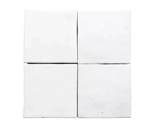 Retro obklad Cevica Zelij Blanco 10x10 - bílá